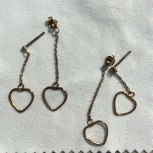 Dangling Hearts Earrings 925